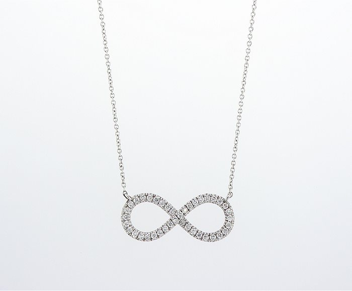 שרשרת אינפיניטי משובץ יהלומים 