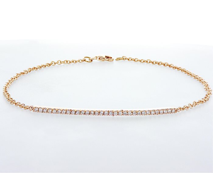 צמיד פס יהלומים 