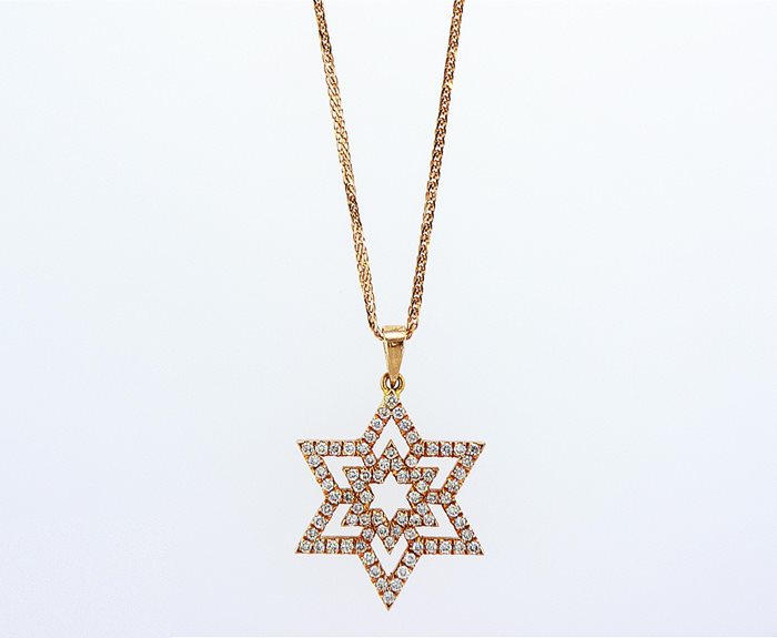 שרשרת מגן דוד מעוצב ומיוחד