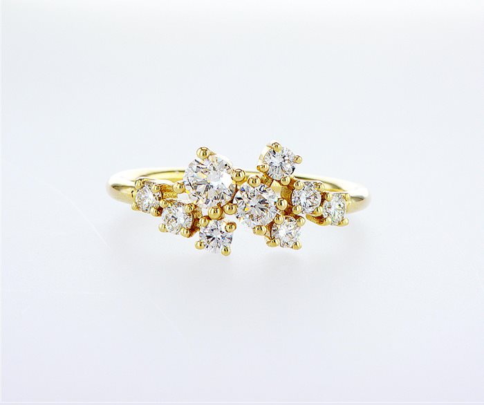 טבעת יהלומים מעוצבת ומיוחדת